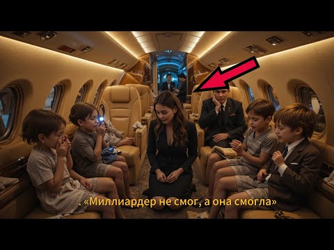 Видео: Миллиардер в самолёте и горничная, спасшая 4 особенных детей