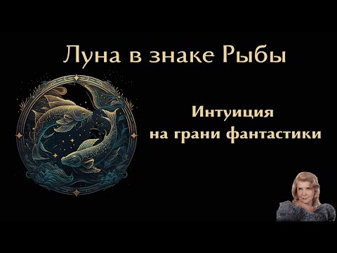 Видео: Луна в знаке Рыбы