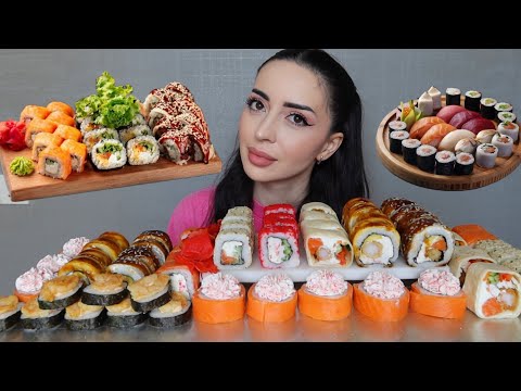 Видео: ВСТРЕЧА С ПОДПИСЧИЦАМИ, ЭМОЦИИ 🍣 Mukbang суши 🍱 Ayka Emilly 