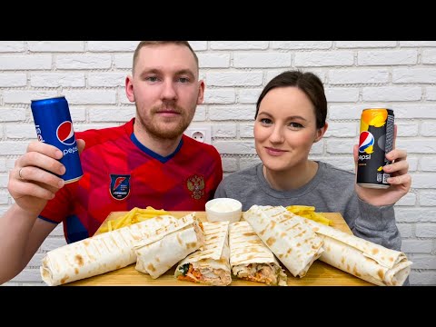 Видео: МУКБАНГ ШАУРМА ДОМАШНЯЯ СЫРНО-ЧЕСНОЧНАЯ MUKBANG HOMEMADE SHAWARMA ответы на вопросы