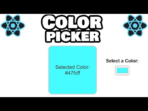 Видео: Создайте это приложение для выбора цвета с помощью React! 🖌