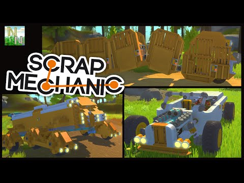 Видео: Scrap Mechanic Вездеход, ХотРод, Насекомое. Постройки 0.1.20