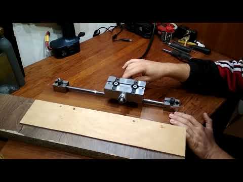 Видео: Приспособление для прямолинейного реза бормашинкой