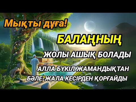 Видео: Балаң үшін дұғаны қос! Алла жамандықтанбәле-жаладан сақтайды💫🤲