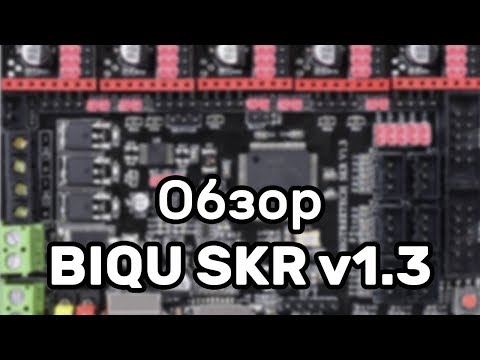 Видео: Обзор 32-битной платы BIQU SKR 1.3.