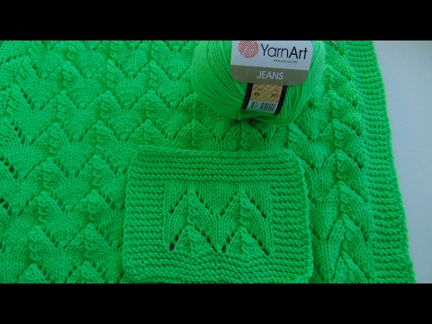 Видео: Детский плед. Как связать детский плед.