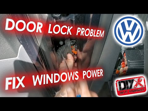 Видео: 🔴 КАК УСТРАНИТЬ проблему с окнами и электрозамком двери VW!