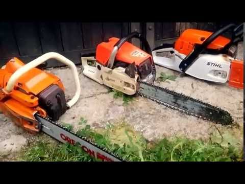 Видео: Беглый обзор моих бензопил. Тайга 245, Урал 2, Штиль 261, китайский штиль (порашка)
