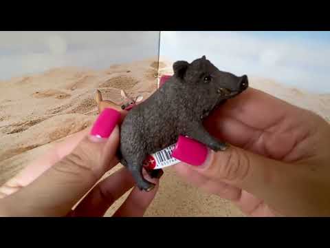 Видео: Кто же спрятался внутри? Распаковка пакетиков-сюрпризов с фигурками от Schleich!