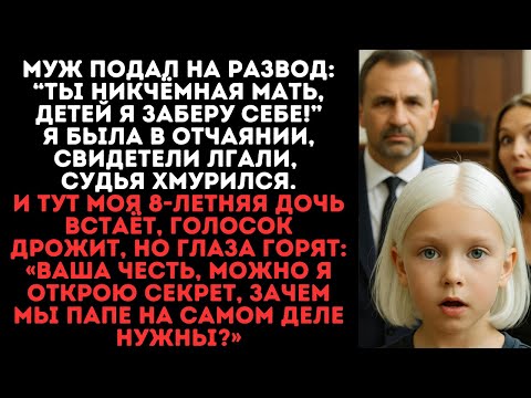Видео: Муж хотел забрать детей. Дочь «Ваша честь, можно я открою секрет, зачем мы папе на самом деле нужны?