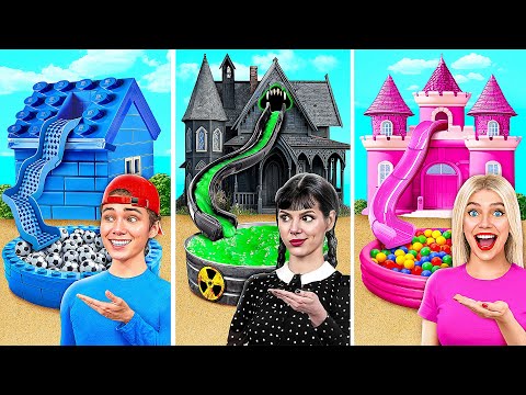 Видео: Домики Одного Цвета Челлендж | Смешные Моменты от Mega DO Challenge