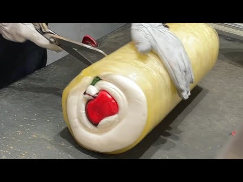 Видео: «Papabubble» Как приготовить красивые яблочные конфеты. Великолепное мастерство