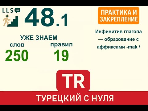 Видео: Инфинитив глагола "Я хочу сделать X" | Турецкий язык с нуля #48.1