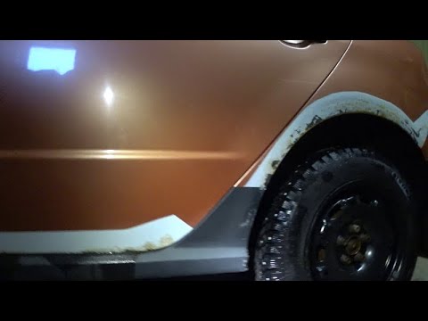 Видео: skoda fabia. просто рыжики убрать. Часть1.