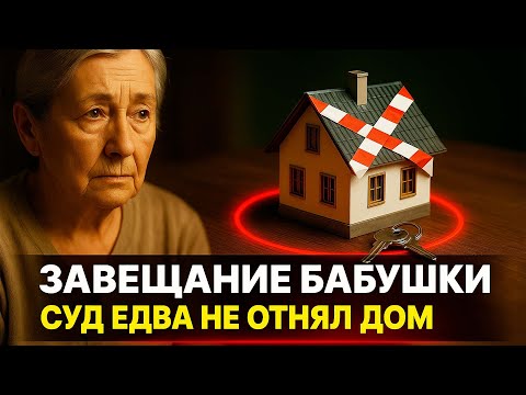 Видео: Завещание бабушки. СУД едва не отнял дом. Реальная история