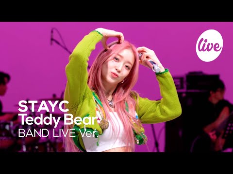 Видео: [4K] STAYC - “Teddy Bear” Band LIVE Concert [it's Live] шоу живой музыки