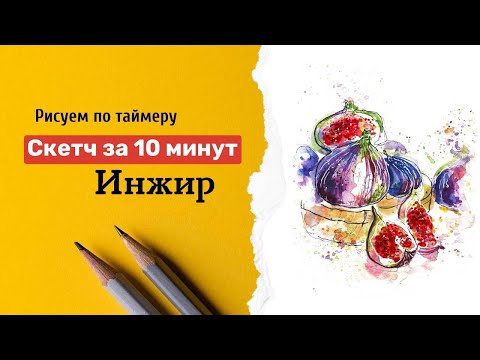 Видео: Рисуем ИНЖИР за 10 минут