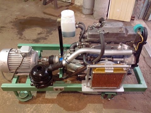 Видео: Компрессор из ДВС (ВАЗ-2108). Первый запуск, обкатка. The first launch, running.