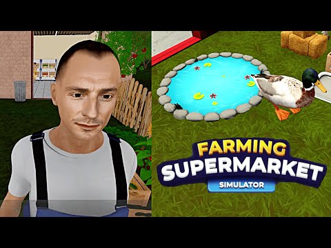 Видео: УТКА МАТЕРИТСЯ И НОВЫЙ РАБотник !!!         Farming & Supermarket Simulator   № 6