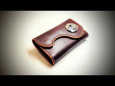 Видео: Шкіряна ключниця | Leather Key Holder Full Craft ASMR With Music