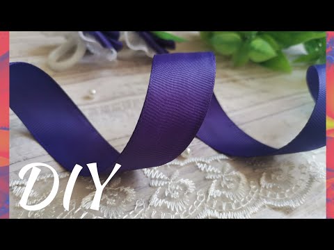 Видео: Они ПРОСТО КОСМОС! необычные банты из репсовой ленты 2,5 см на продажу/мк/diy/tutorial/ribbon bows