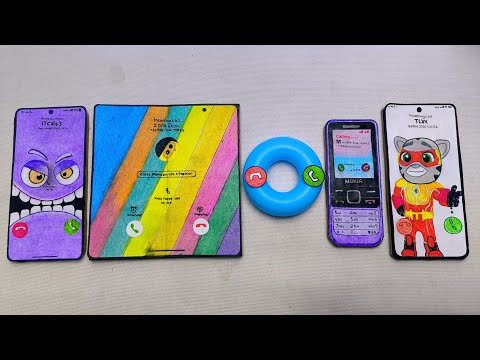 Видео: Входящий звонок Xiaomi 17 Pro Max против Galaxy Fold 7 против Circle Blue против Nokia 270 против...