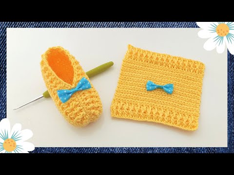 Видео: ОЧЕНЬ ЛЕГКАЯ ОБУВЬ ВЯЗАНО КРЮЧКОМ