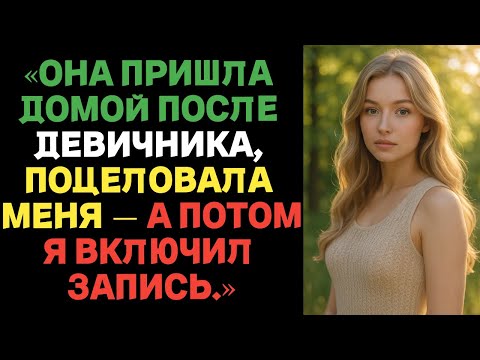 Видео: «Она пришла домой после девичника, поцеловала меня — а потом я включил запись.»