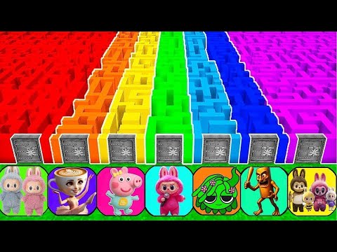 Видео: НАШЕЛ ДЛИННЫЕ ЛАБИРИНТЫ В ИСПЫТАНИЯХ ЛАБУБУ СПРУНКИ МЕМЫ В МАЙНКРАФТ