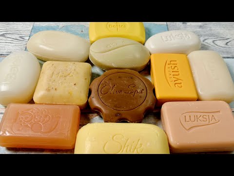 Видео: ASMR soap cutting 💛 Резка мыла АСМР