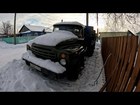 Видео: Зил-130  ремонт глушителя! Зимняя рыбалка!