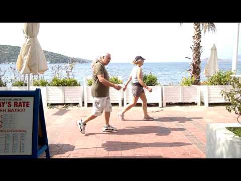 Видео: путь к морю  Bitez Garden Life Hotel 4 Турция way to beach of the Bitez Garden Life Hotel Bodrum