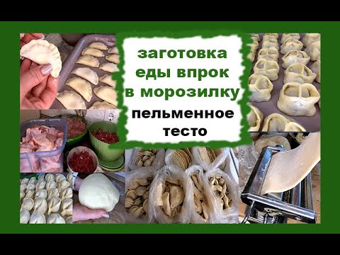 Видео: ЗАГОТОВКА ЕДЫ ВПРОК в морозилку. ПОЛУФАБРИКАТЫ из ТОНКОГО ТЕСТА. ПОКУПКИ с Вайлдберриз.