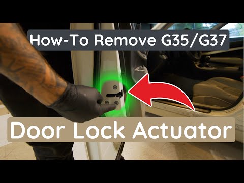Видео: Как заменить привод замка двери седана G35/G37