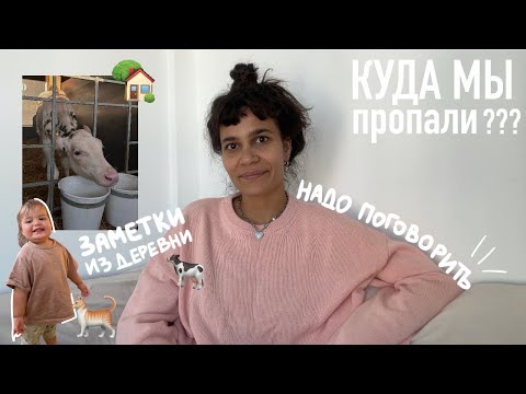 Видео: 118. я ухожу с YouTube?? нам НАДО поговорить! куда мы пропали? деревенские будни