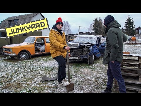 Видео: Мерседес обнял дерево - неудачные уличные гонки