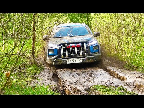 Видео: ДА ОН ПРОСТО ПСИХ!! Китайский пикап показывает фантастику на бездорожье! JAC T9, Нива, УАЗ, ГАЗ 66
