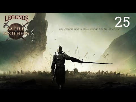 Видео: Battle Brothers Legends Mod Соло (Эксперт/Железная воля) № 25. Гоблины и Кара древних богов