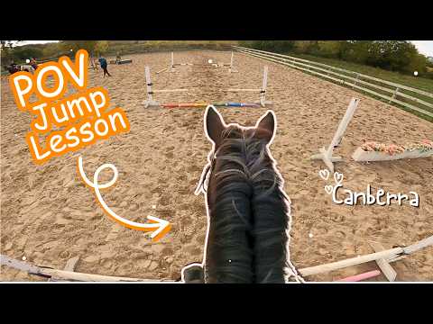 Видео: Увлекательная работа с сеткой! | Урок по прыжкам с лошади на GoPro