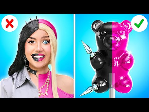 Видео: «ЧЕРНЫЕ VS РОЗОВЫЕ»: ЛУЧШИЕ ЛАЙФХАКИ ДЛЯ ДЕВОЧЕК 🖤💗 Забавные поделки и школьные идеи от 123 GO!