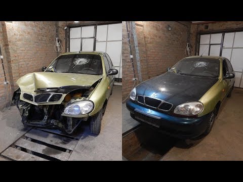 Видео: Daewoo Lanos после ДТП. ч.2. Финиш.