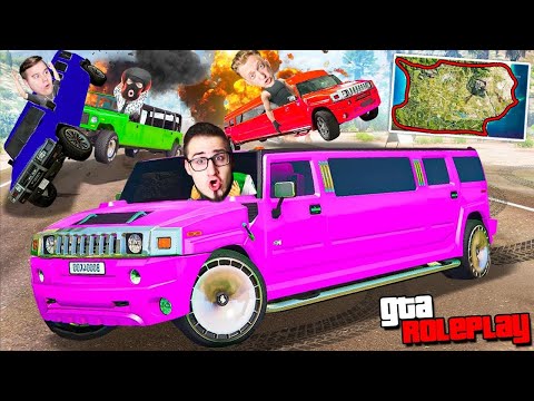 Видео: ГОНКА ВОКРУГ ВСЕЙ КАРТЫ НА НОВОМ ХАММЕР ЛИМУЗИНЕ! 3 ИСПЫТАНИЯ - 1 ПОБЕДИТЕЛЬ! (GTA 5 RP)