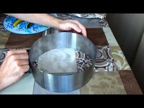 Видео: Раздвижная форма для выпечки. Разъемная форма для выпечки. Купить на алиэкспресс в рублях
