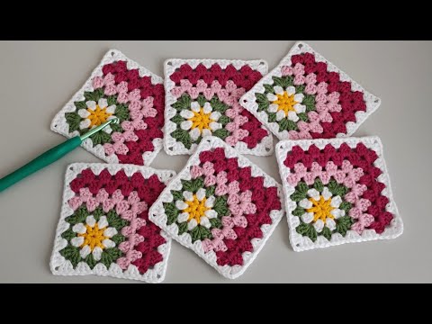 Видео: Как связать самые простые и разные квадратные узоры крючком для начинающих