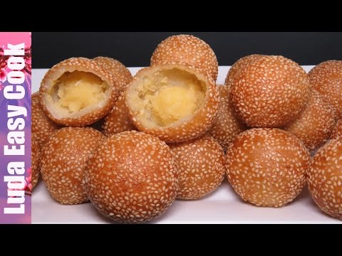 Видео: Новый Десерт СУПЕР ПОНЧИКИ китайская (вьетнамская) кухня  - Sesame Balls Recipe - Bánh Rán Bánh Cam