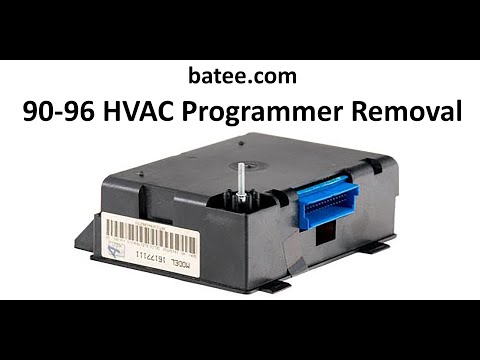 Видео: 1990-1996 Corvette #5 — удаление модуля программатора HVAC C68 (2019)
