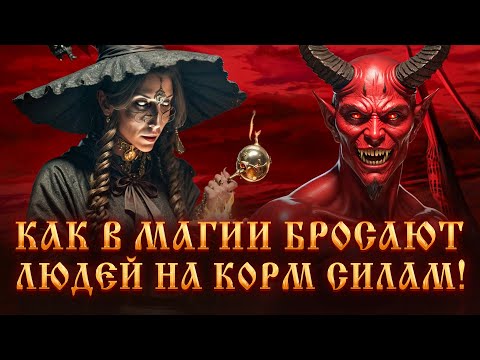 Видео: КАК В МАГИИ БРОСАЮТ ЛЮДЕЙ НА КОРМ СИЛАМ? РАБОТА С ДЕМОНАМИ.РИТУАЛЫ ИЗ ИНТЕРНЕТА.ЧЕРНАЯ МАГИЯ.Ведьмы.