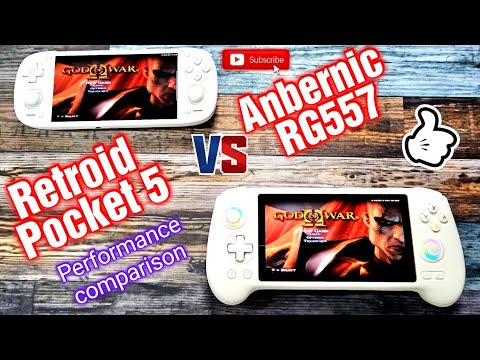Видео: Retroid Pocket 5 против Anbernic RG 557, сравнение производительности