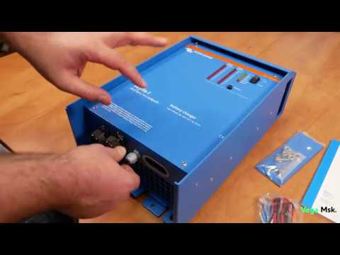 Видео: Мощное устройство для зарядки аккумуляторов Victron Energy Skylla-i 24/80 (1+1)
