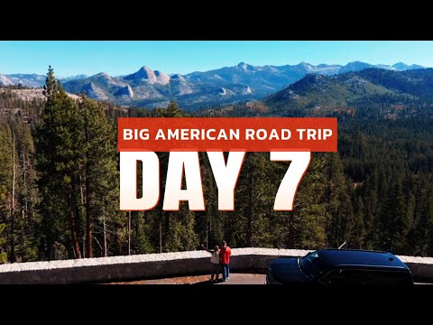 Видео: Большое дорожное путешествие по США. День 7. Йосемити парк